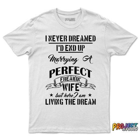 Мъжка тениска с принт "Perfect dream"